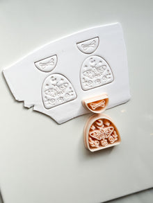 Lunar Moth Skull Cutter: Celestial Moth Dangle for Polymer Clay