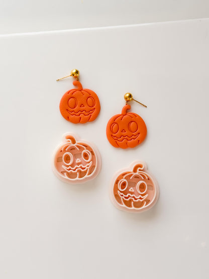 Pumpkin Jack Cutter: Jack O Lantern Face Shape for Polymer Clay