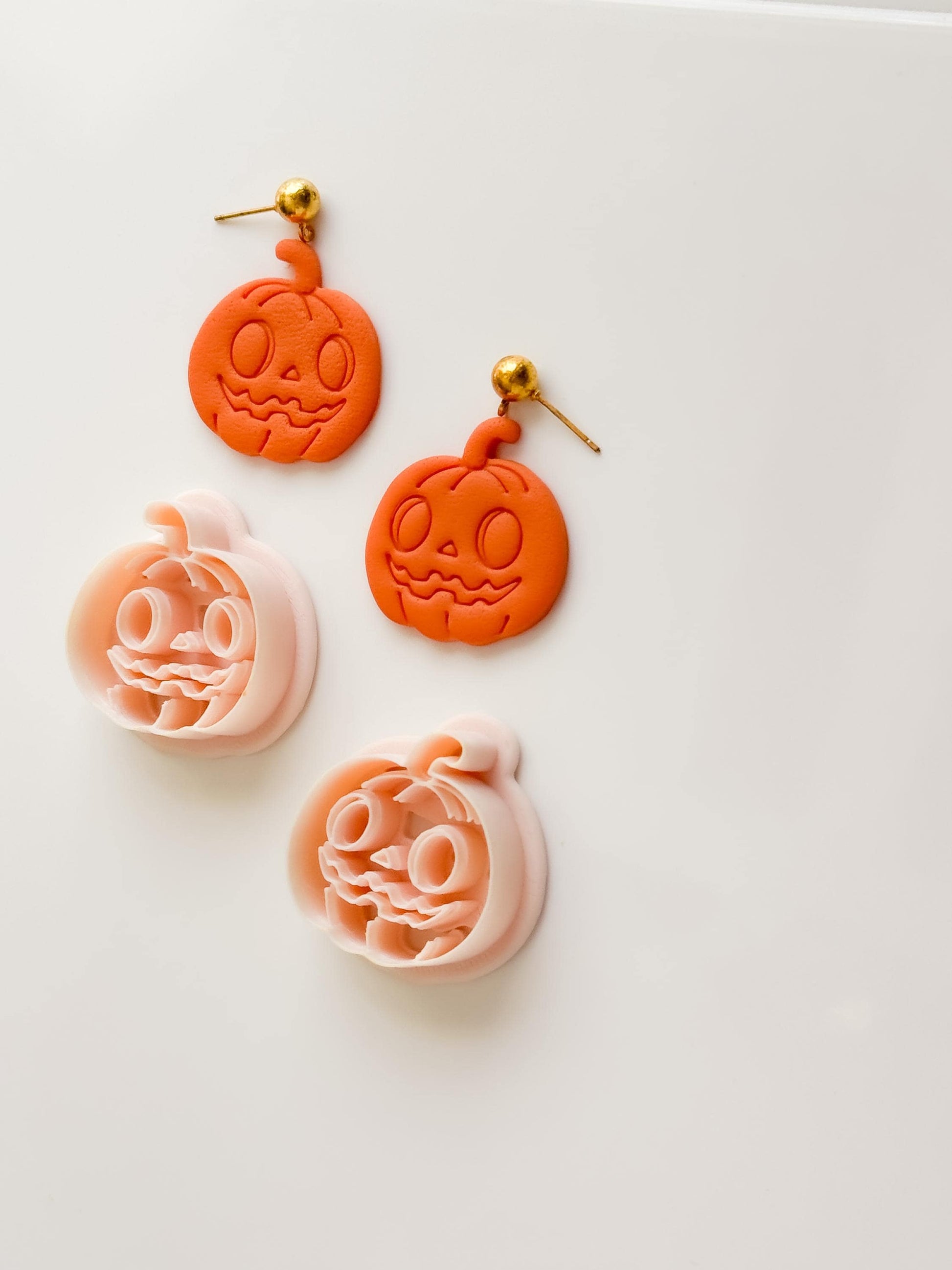 Pumpkin Jack Cutter: Jack O Lantern Face Shape for Polymer Clay