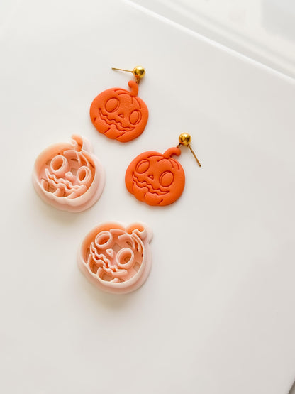 Pumpkin Jack Cutter: Jack O Lantern Face Shape for Polymer Clay