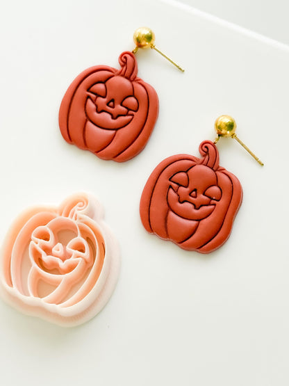 Pumpkin Jack Cutter: Jack O Lantern Face Shape for Polymer Clay