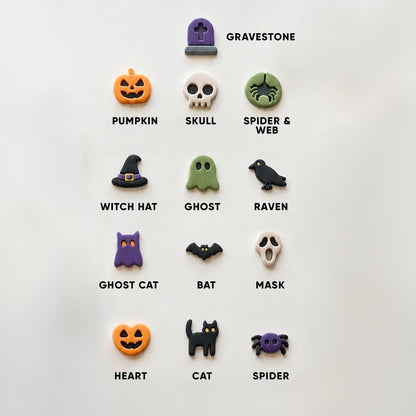 Halloween Stud Set Cutter: Spooky Mini Earring Shapes for Polymer Clay