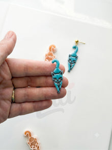 Spooky Kitty Cutter: Crescent Cat Halloween Dangle for Polymer Clay