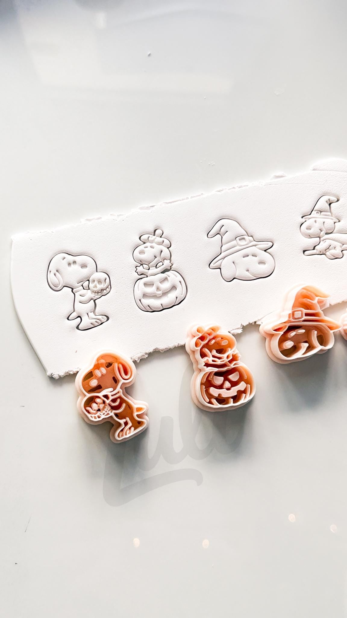 Charlie's Dog Cutter: Halloween Character Set for Polymer Clay
