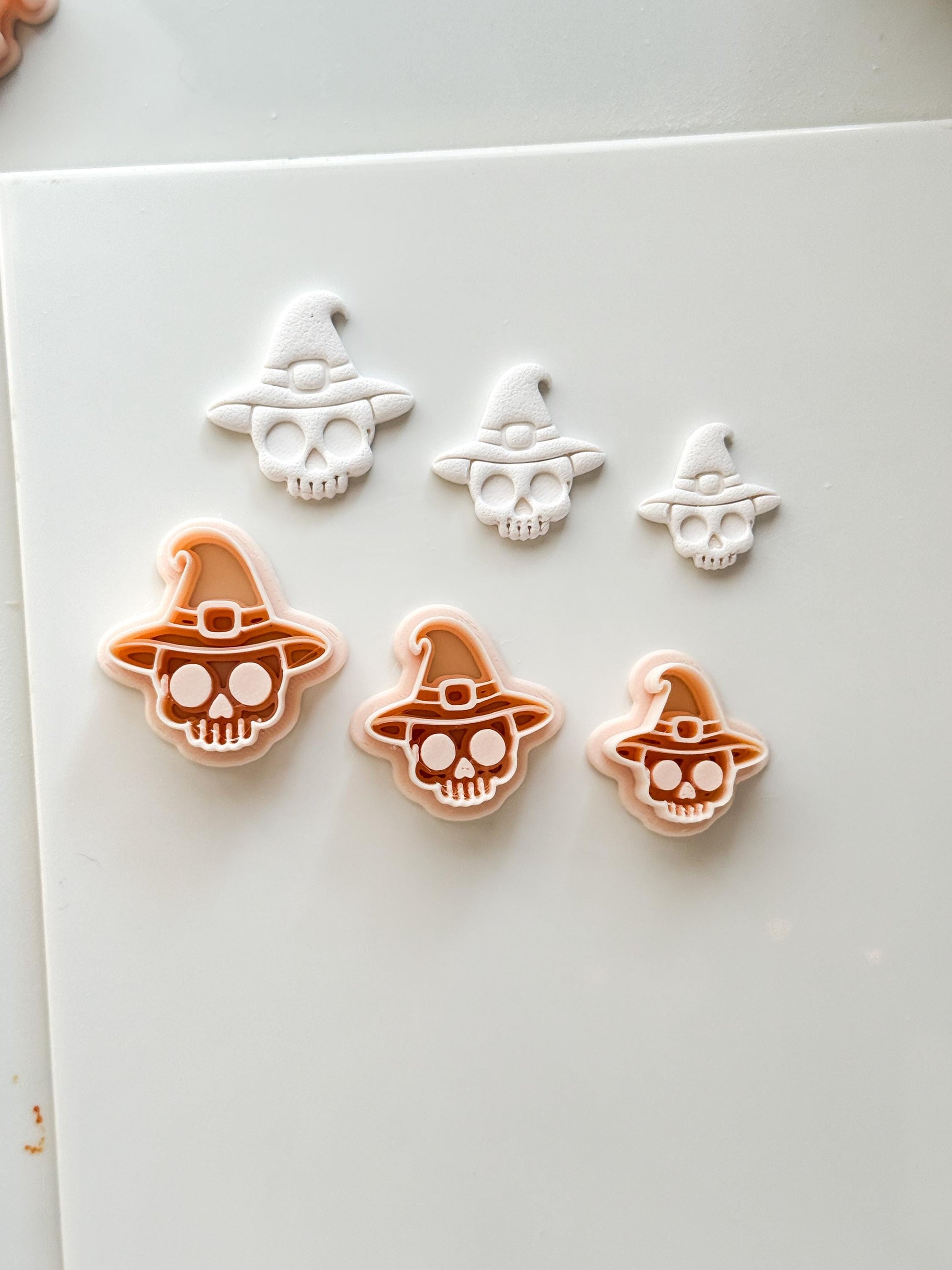 Magic Hat Skull Cutter: Witch Head Shape for Polymer Clay