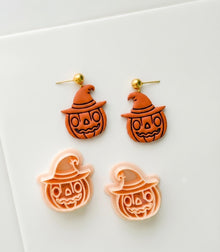Witchy Jack Cutter: Pumpkin Wearing Hat Shape for Polymer Clay