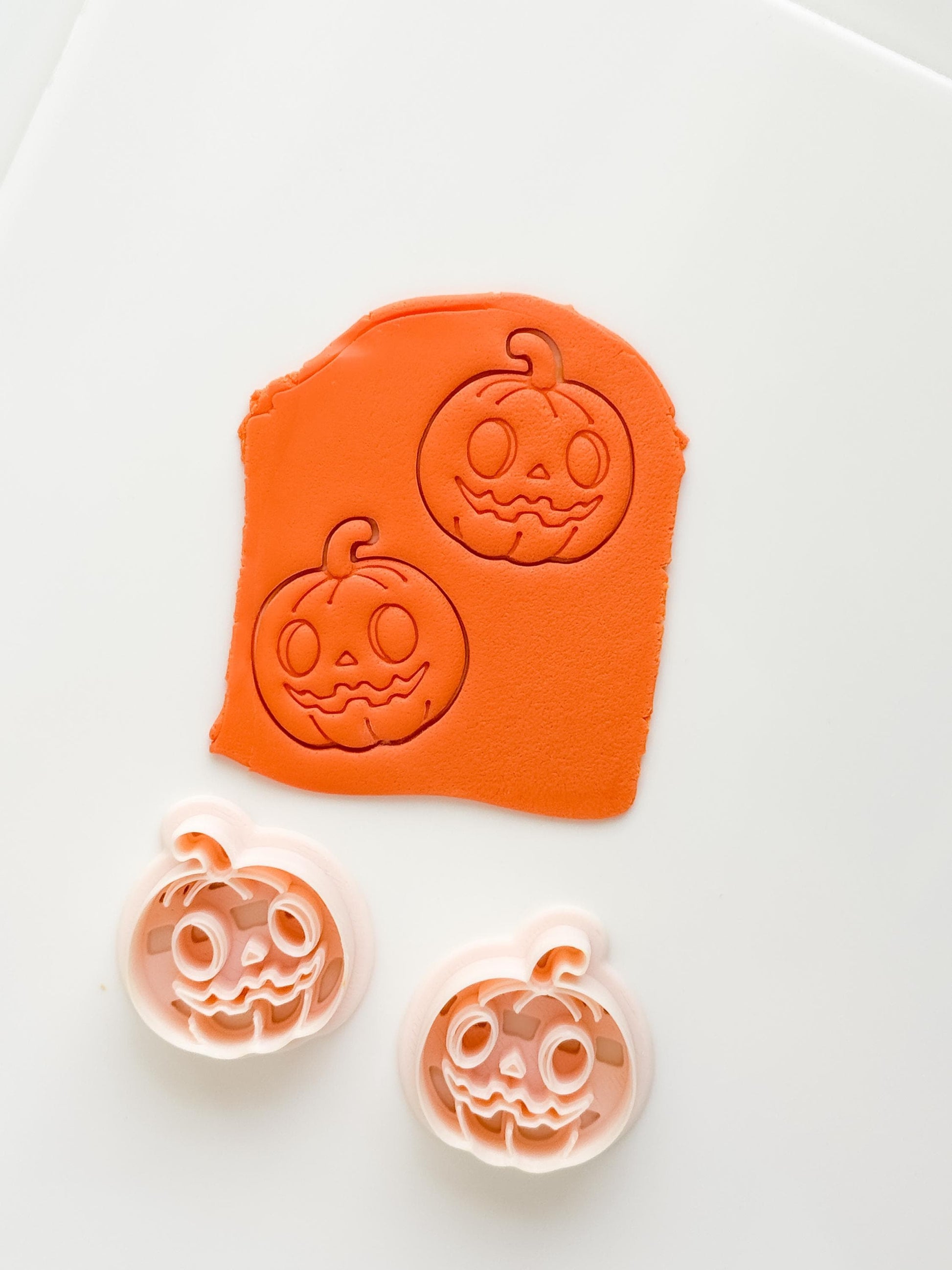 Pumpkin Jack Cutter: Jack O Lantern Face Shape for Polymer Clay