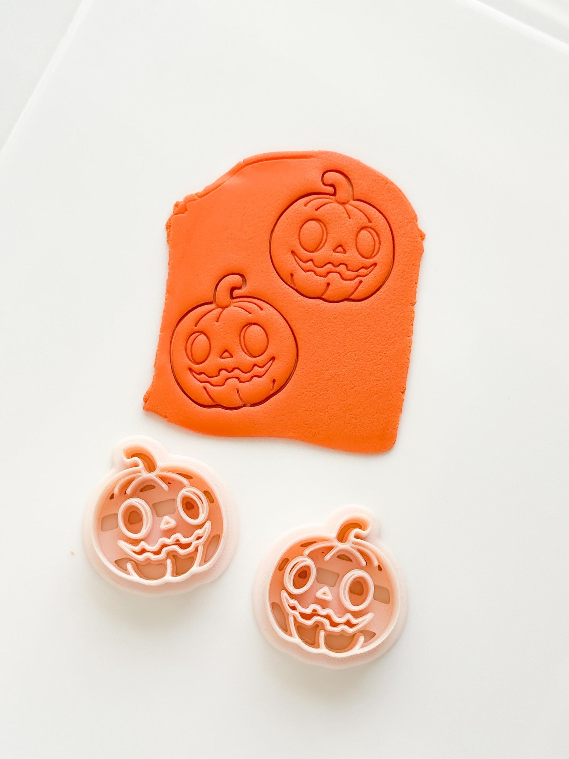 Pumpkin Jack Cutter: Jack O Lantern Face Shape for Polymer Clay