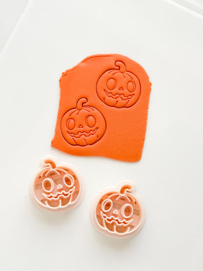 Pumpkin Jack Cutter: Jack O Lantern Face Shape for Polymer Clay