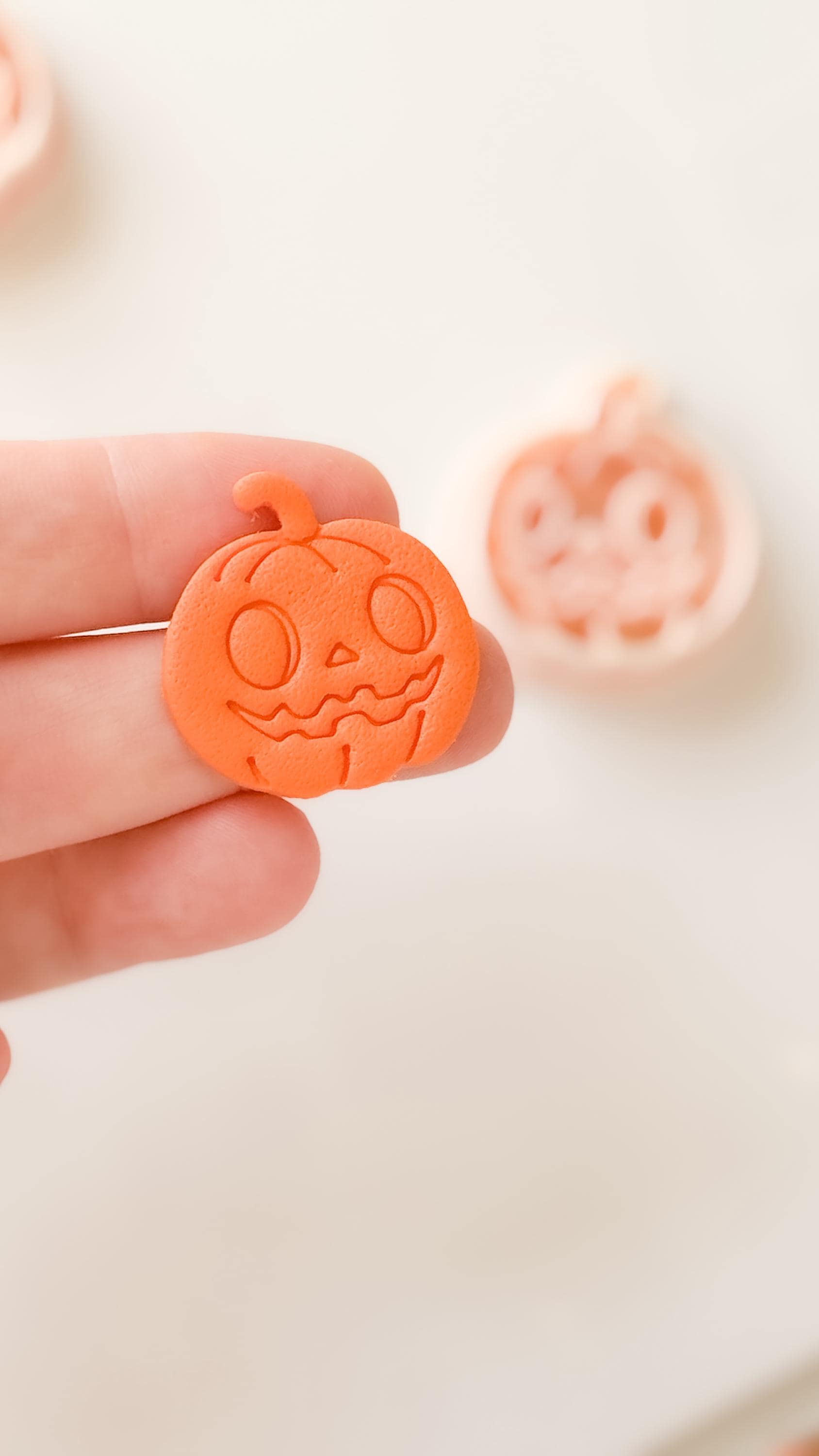 Pumpkin Jack Cutter: Jack O Lantern Face Shape for Polymer Clay