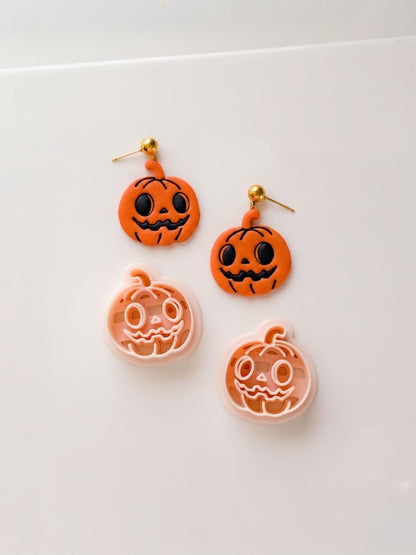 Pumpkin Jack Cutter: Jack O Lantern Face Shape for Polymer Clay