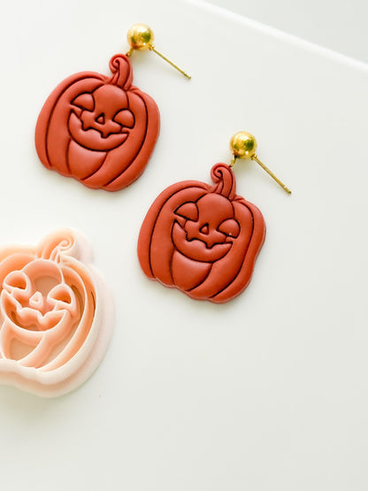 Pumpkin Jack Cutter: Jack O Lantern Face Shape for Polymer Clay