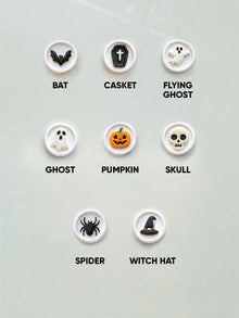 Haunted Seals Cutter Set: Halloween Icon Shapes for Polymer Clay