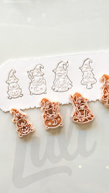 Whimsy Halloween Frogs Cutters: Witchy Frog Designs for Polymer Clay