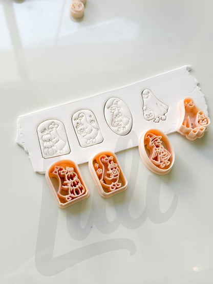 Pumpkin Duck Parade Cutter: Halloween Duck Trio for Polymer Clay