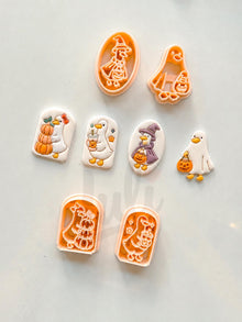 Pumpkin Duck Parade Cutter: Halloween Duck Trio for Polymer Clay