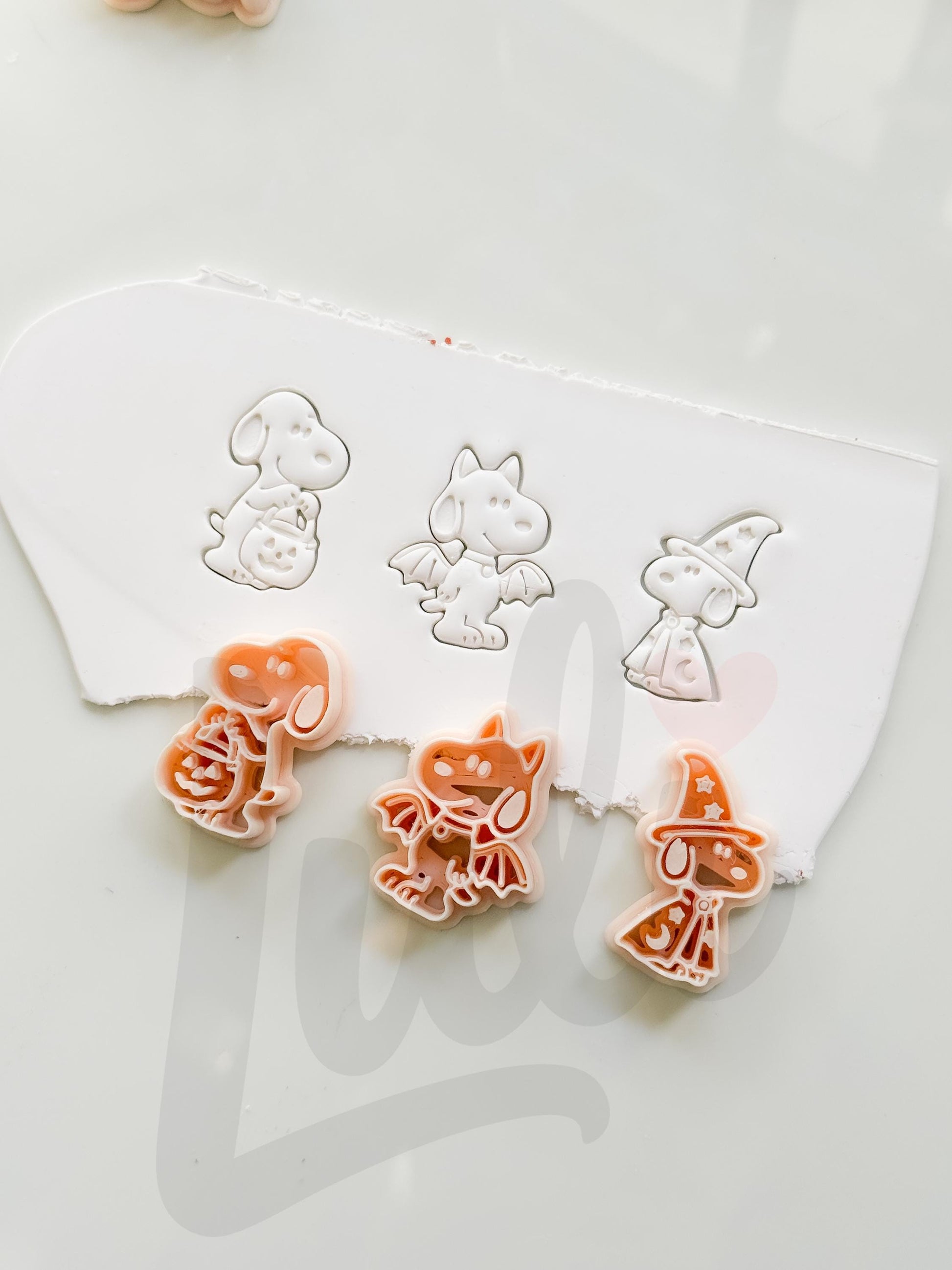 Charlie's Dog Cutters: Halloween Character Set for Polymer Clay