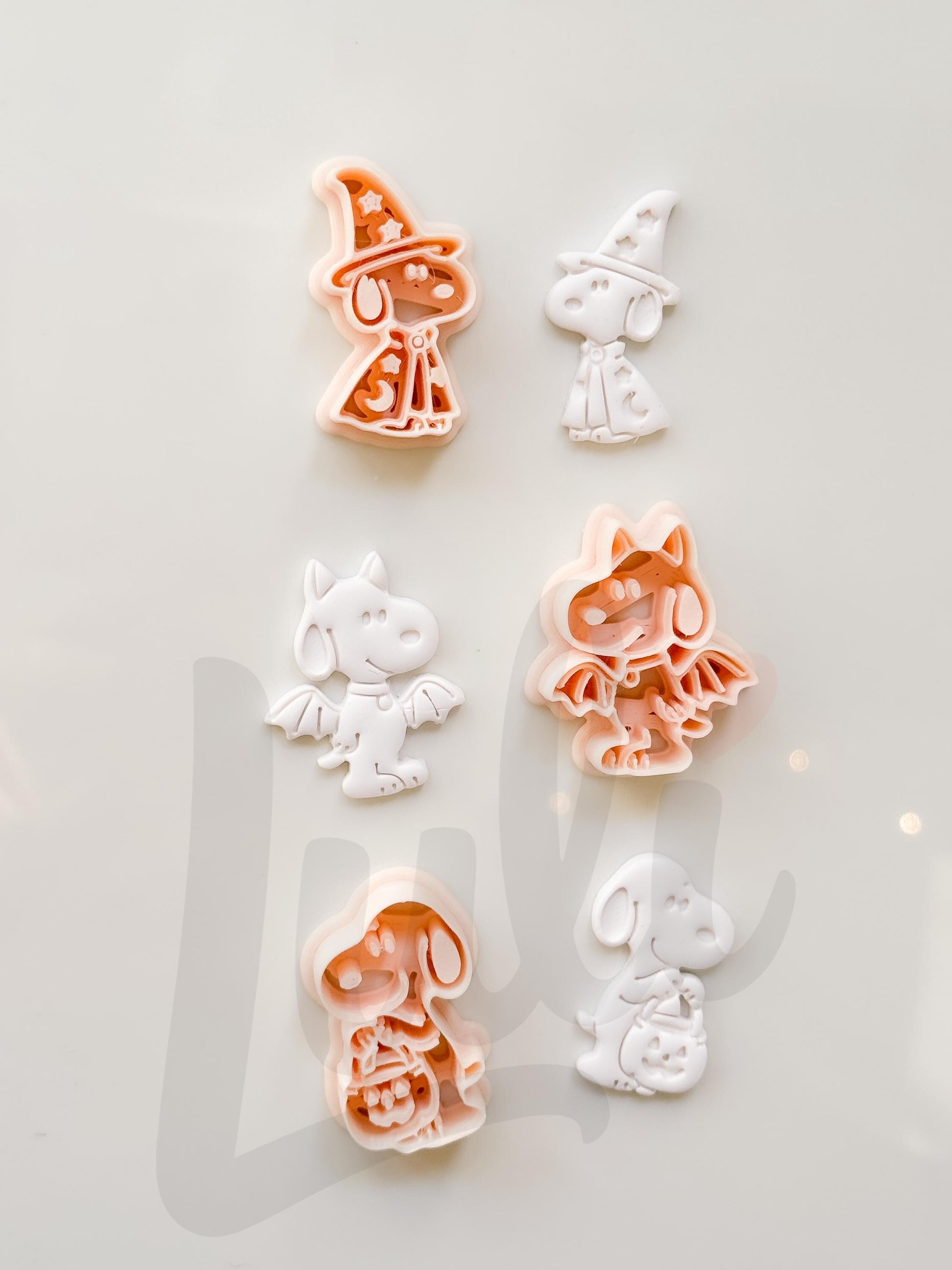 Charlie's Dog Cutters: Halloween Character Set for Polymer Clay