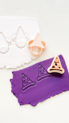Wizard Mouse Cutter: Sorcerer Hat Character for Polymer Clay