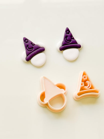 Wizard Mouse Cutter: Sorcerer Hat Character for Polymer Clay