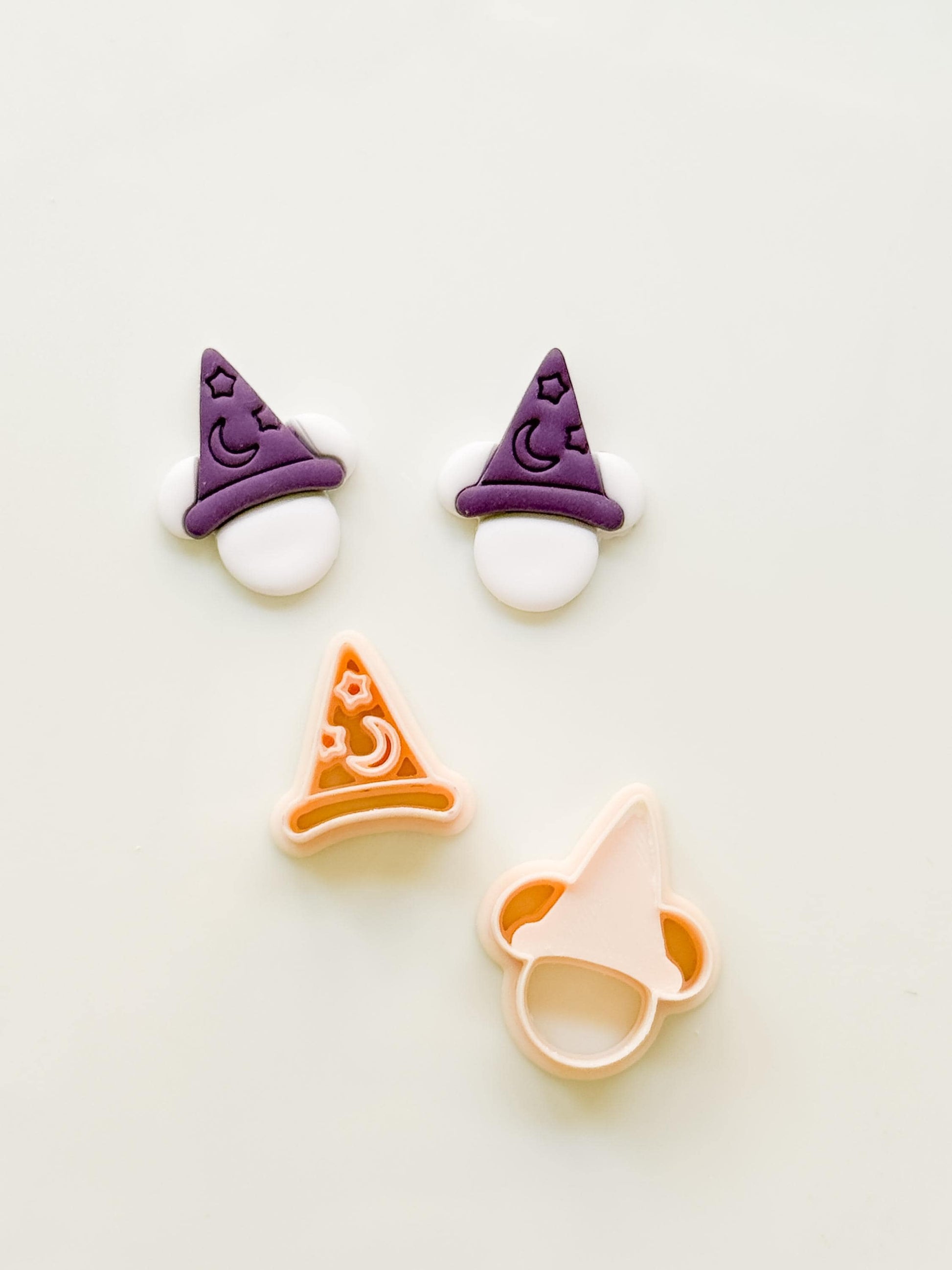 Wizard Mouse Cutter: Sorcerer Hat Character for Polymer Clay