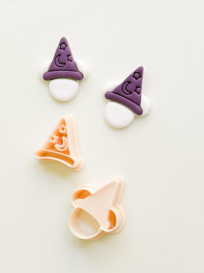 Wizard Mouse Cutter: Sorcerer Hat Character for Polymer Clay