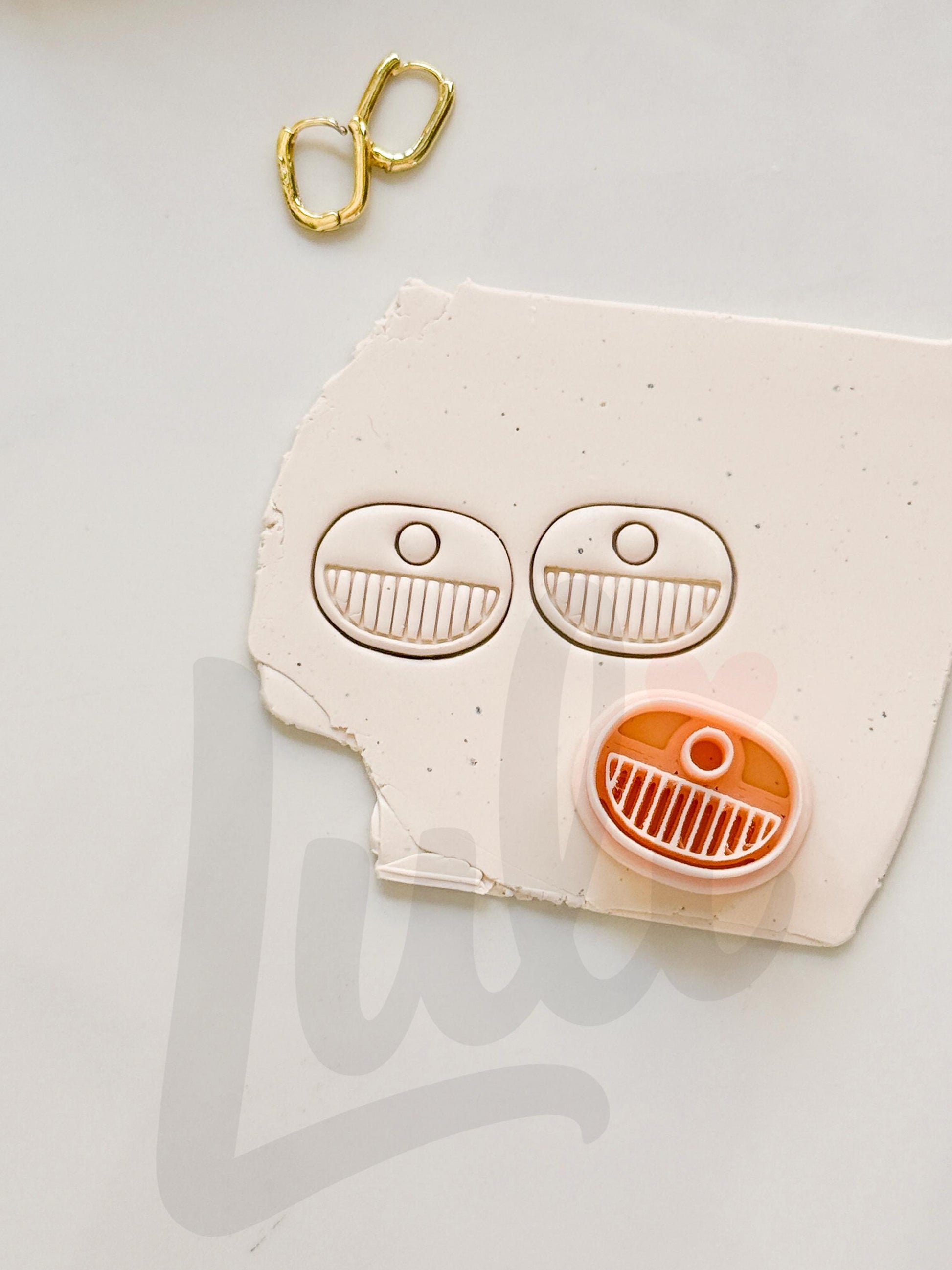 Earthy Earring Cutters: Boho Arch Dangle Collection for Polymer Clay