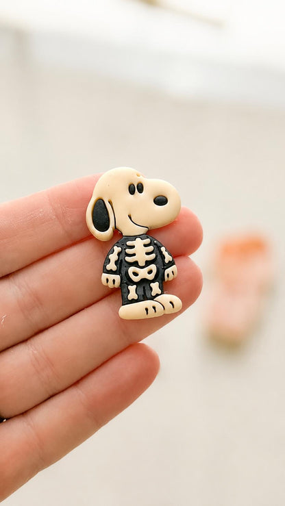 Charlie's Dog Cutter: Skeleton Halloween Character for Polymer Clay