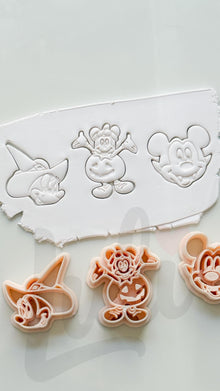 Halloween Mouse Set Cutter: Witch Vampire Pumpkin Characters for Polymer Clay