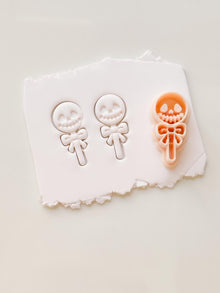 Jack Candy Cutter: Skull Lollipop Halloween Shape for Polymer Clay