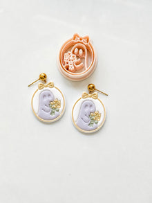 Ghost with Bouquet Cutter: Floral Spirit Shape for Polymer Clay