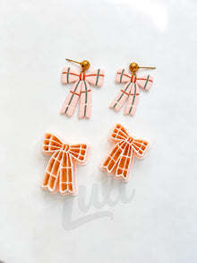 Christmas Plaid Bow Cutter: Festive Ribbon Shape for Polymer Clay| Preppy Christmas