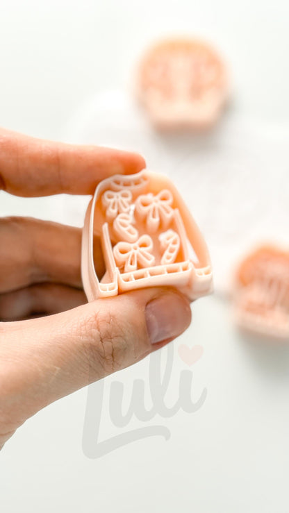 Christmas Sweaters Cutter: Festive Knitwear Motifs for Polymer Clay| Preppy Christmas