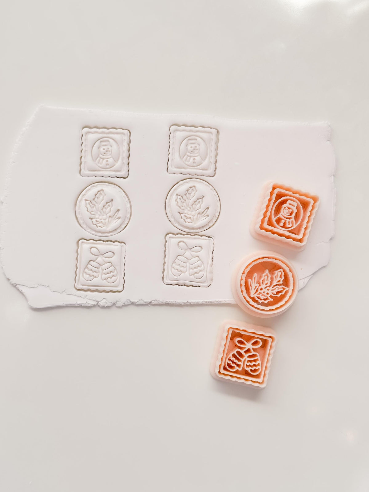 Winter Dangle Cutter: Seasonal Ornament Shapes for Polymer Clay| Preppy Christmas