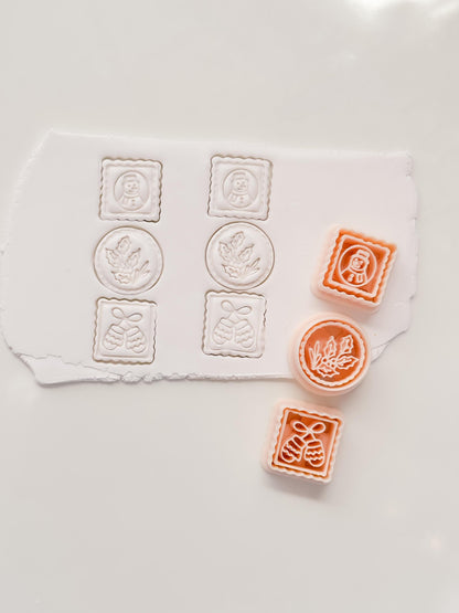 Winter Dangle Cutter: Seasonal Ornament Shapes for Polymer Clay| Preppy Christmas
