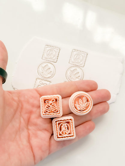 Winter Dangle Cutter: Seasonal Ornament Shapes for Polymer Clay| Preppy Christmas