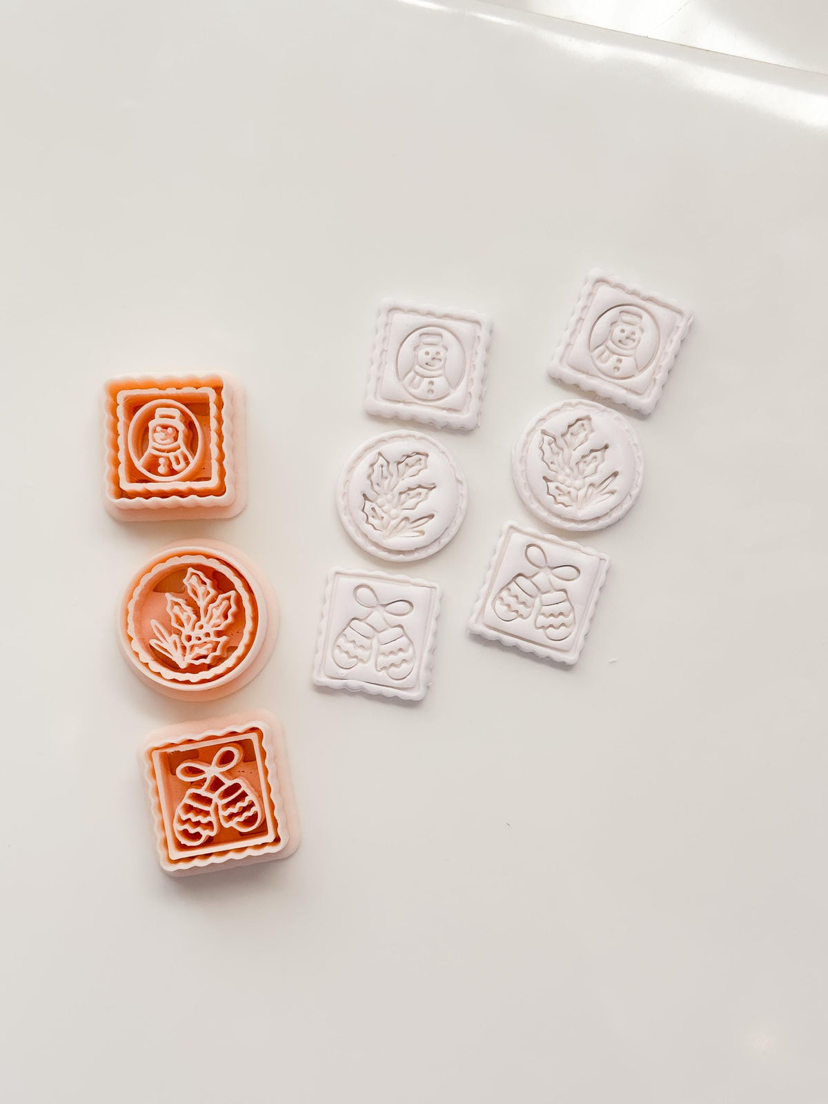 Winter Dangle Cutter: Seasonal Ornament Shapes for Polymer Clay| Preppy Christmas