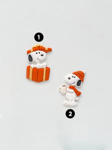Charlie's Dog in Winter Cutter: Seasonal Puppy Shape for Polymer Clay| Preppy Christmas