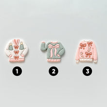 Christmas Sweaters Cutter: Festive Knitwear Motifs for Polymer Clay| Preppy Christmas