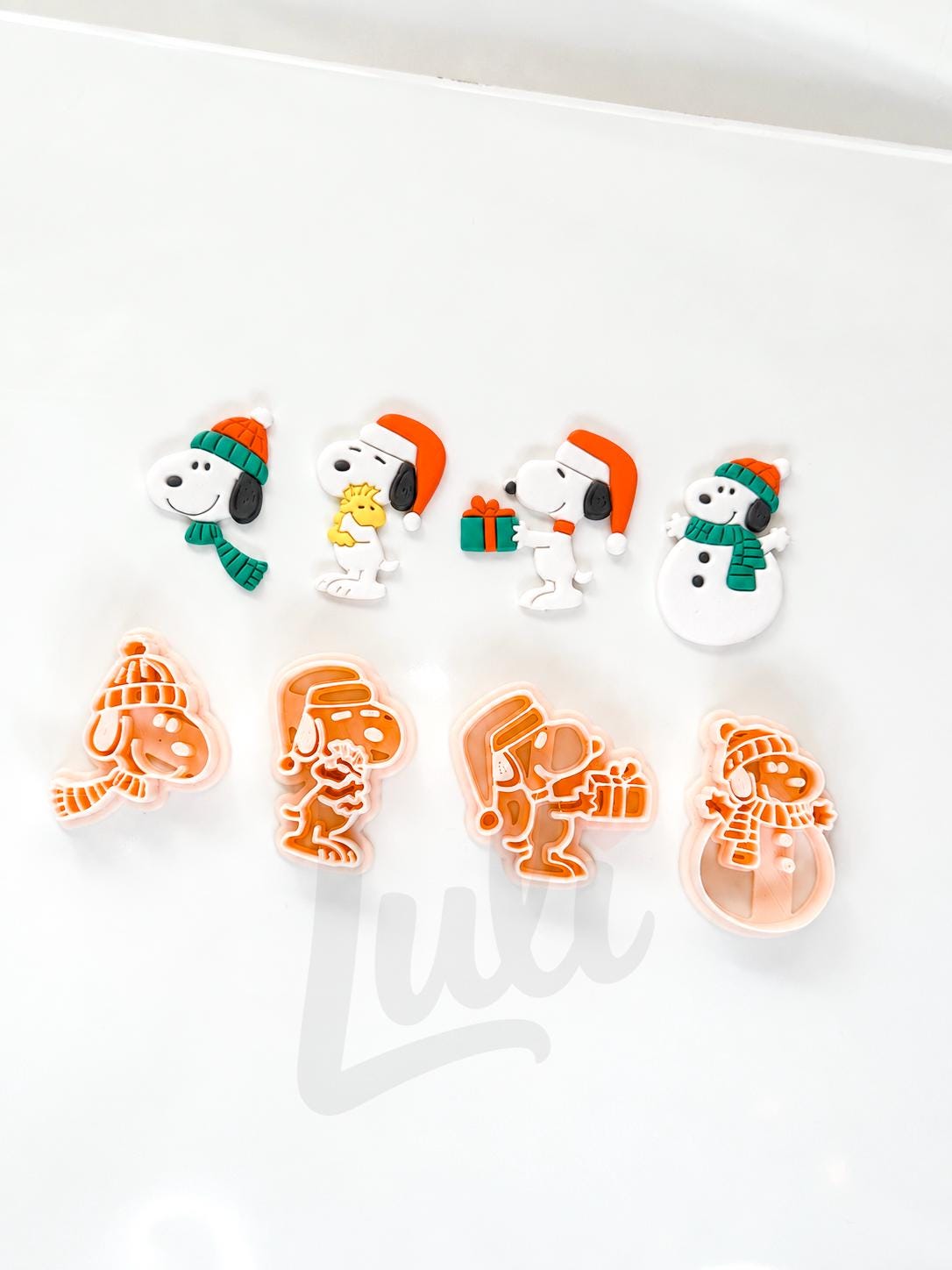 Christmas Charlie's Dog Cutter: Festive Canine Designs for Polymer Clay| Preppy Christmas