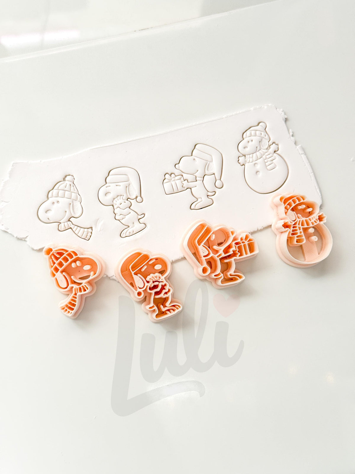 Christmas Charlie's Dog Cutter: Festive Canine Designs for Polymer Clay| Preppy Christmas