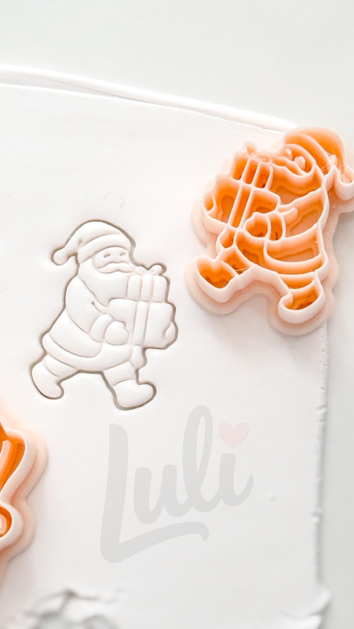 Santa Set Cutter: Gift Bearing Characters for Polymer Clay| Preppy Christmas