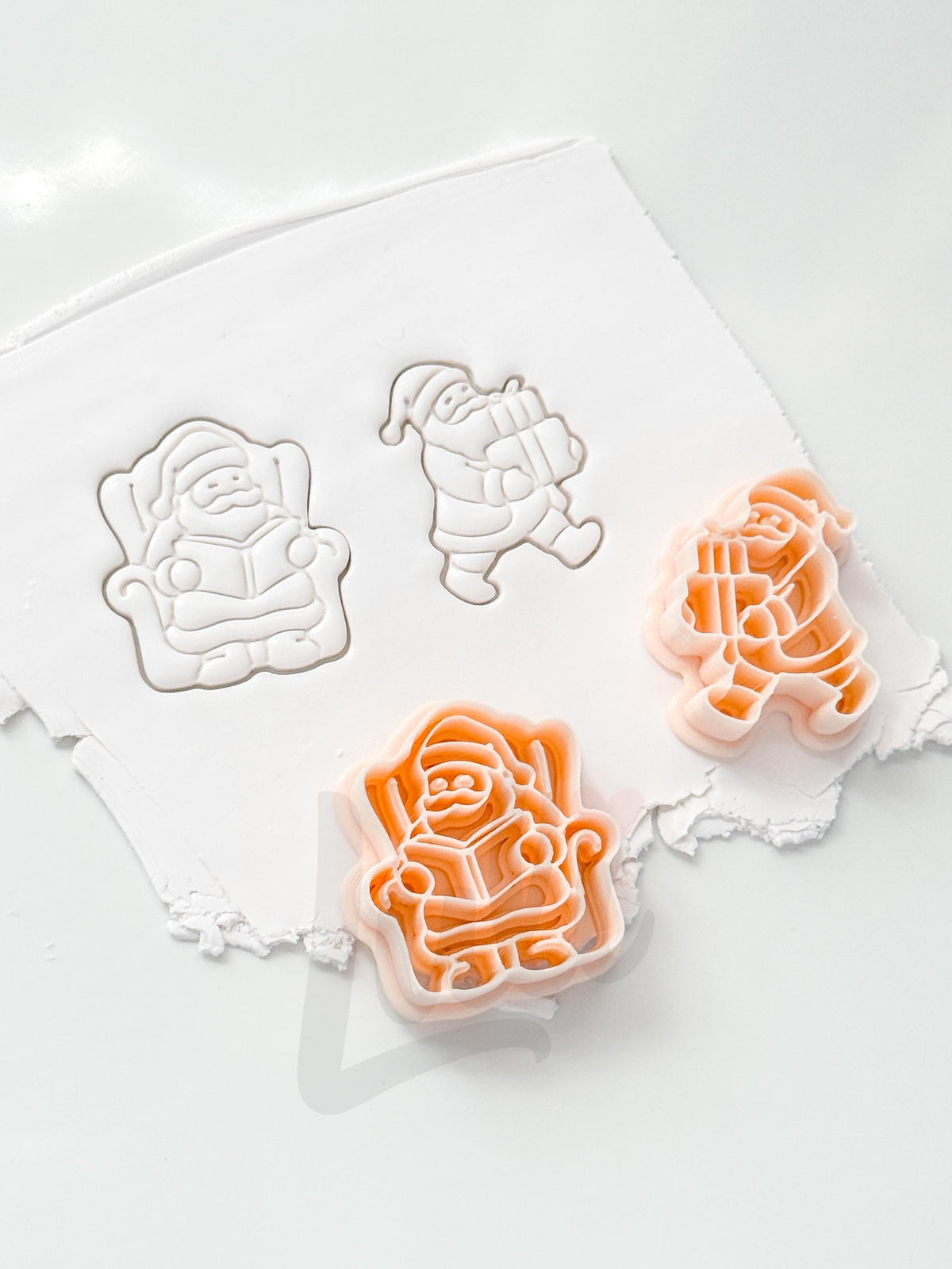 Santa Set Cutter: Gift Bearing Characters for Polymer Clay| Preppy Christmas