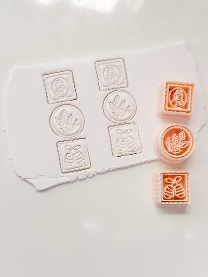 Winter Dangle Cutter: Seasonal Ornament Shapes for Polymer Clay| Preppy Christmas