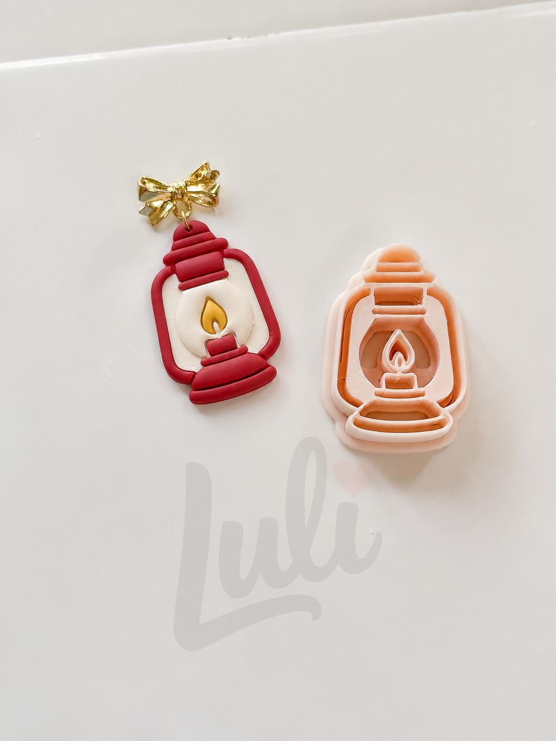 Christmas Lantern Cutter: Holiday Light Shape for Polymer Clay| Preppy Christmas