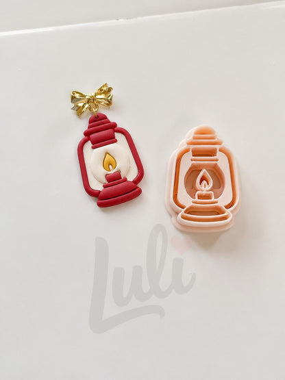 Christmas Lantern Cutter: Holiday Light Shape for Polymer Clay| Preppy Christmas