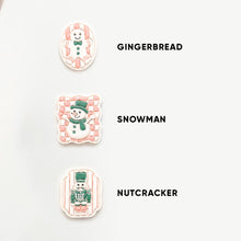 Framed Festive Set Cutters: Gingerbread Snowman Nutcracker Shapes for Polymer Clay| Preppy Christmas