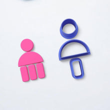 Geometric Dangle Earring Pattern 02