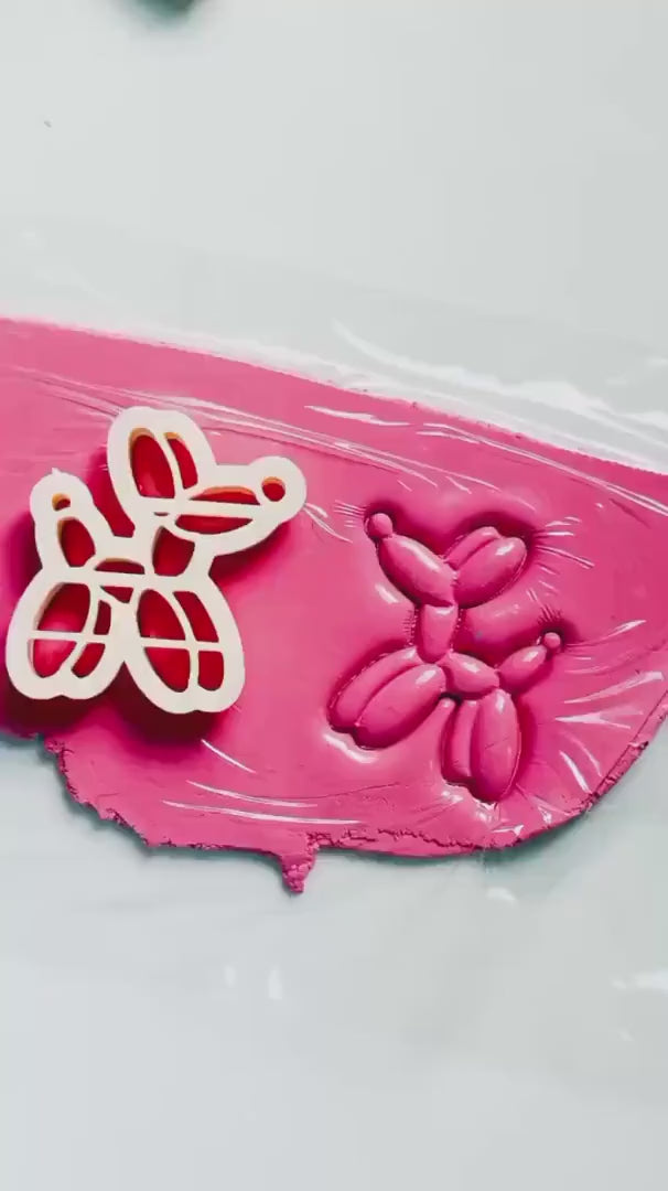 Balloon Dog Cutter | Fun Animal Shape Clay Cutter for Jewelry & Crafts