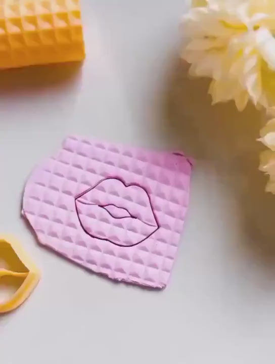 Lips Polymer Clay Cutter  Kiss Shape Earring Making Tool